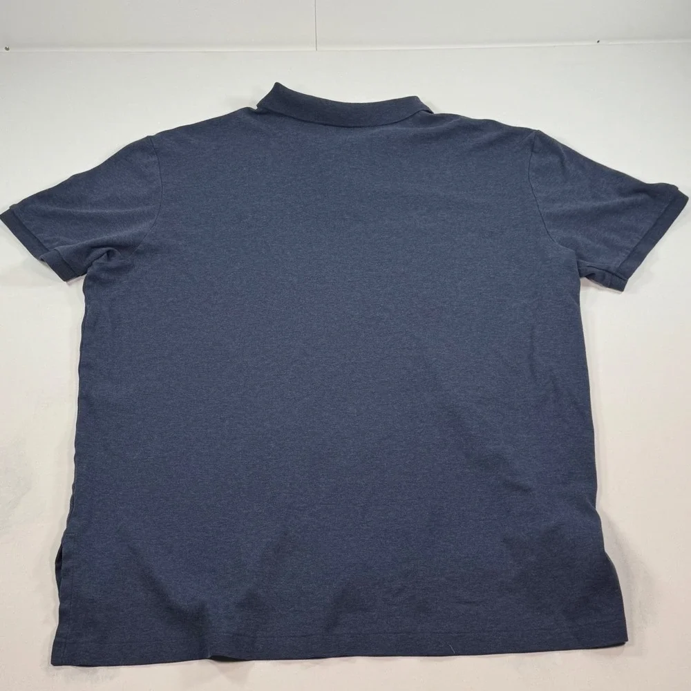 Polo Ralph Lauren Mens XXL Blue Pima Soft Touch Cotton Short Sleeve Polo Shirt